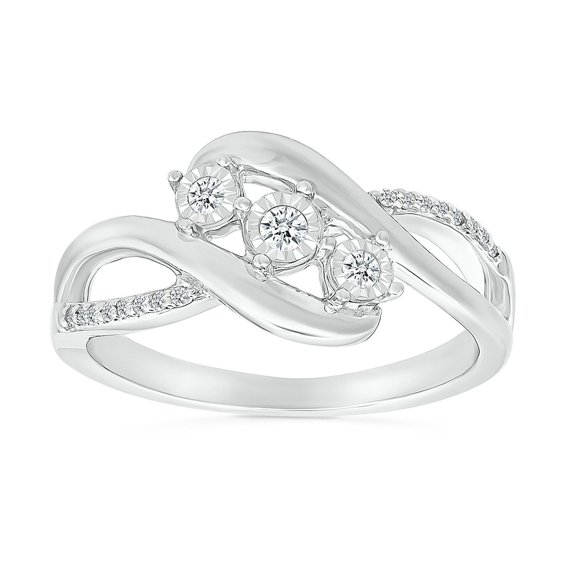 Diamond Promise Ring in 10K White Gold (1/8 ct. tw.)