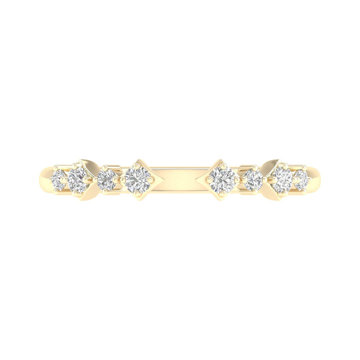Diamond Cuff Band in 14K Yellow Gold (1/8 ct. tw.)