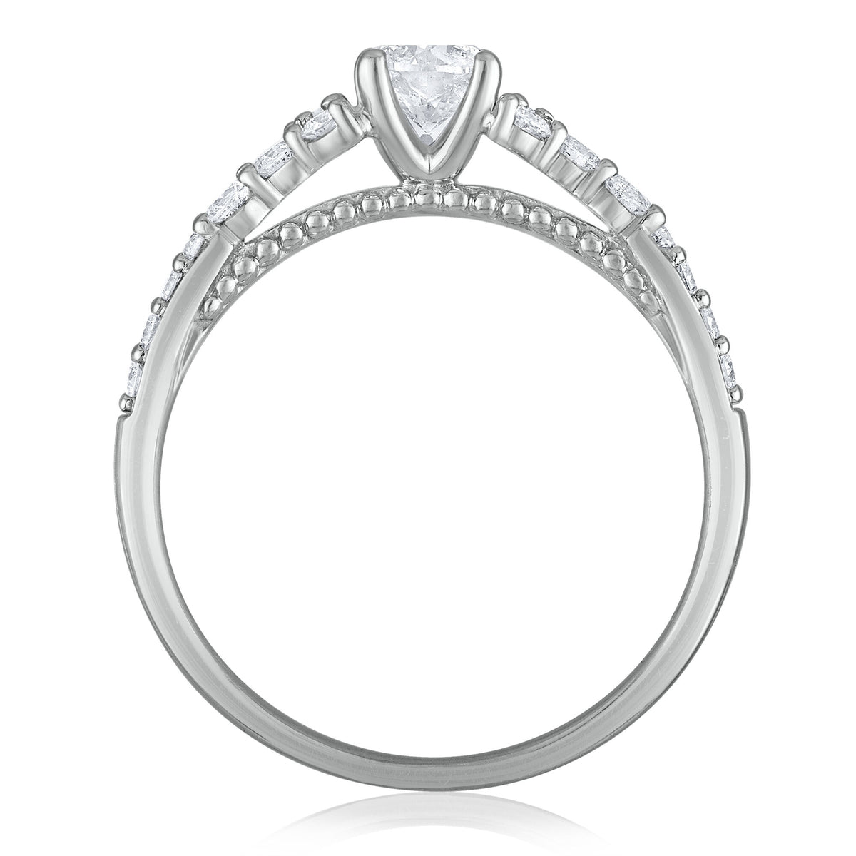 Diamond Engagement Ring in 14K White Gold (3/4 ct. tw.)
