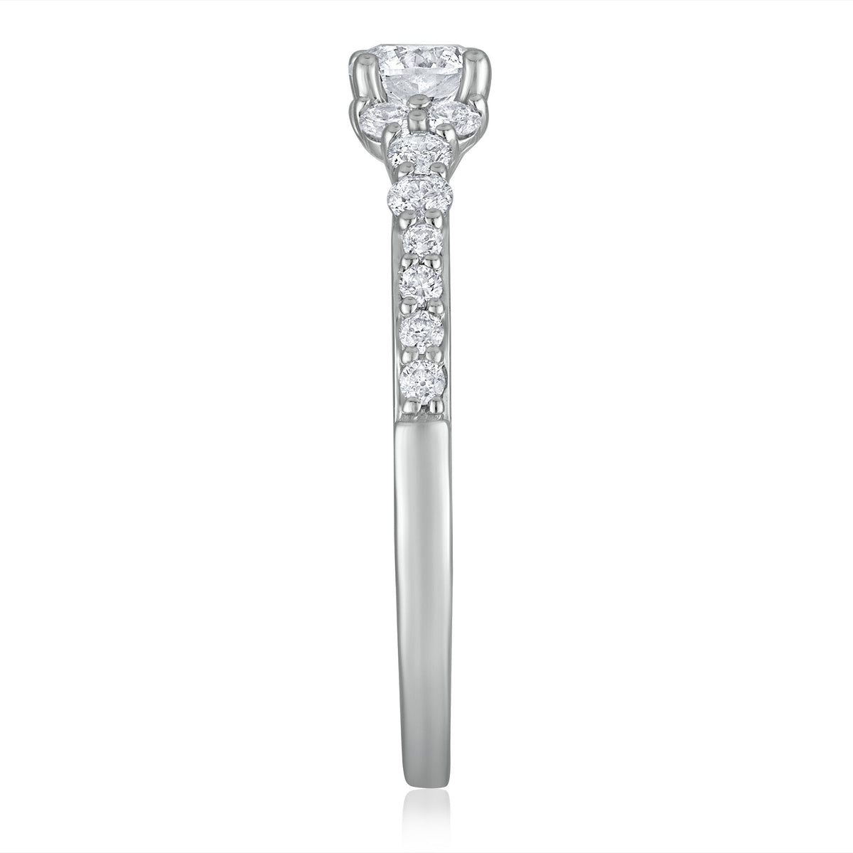 Diamond Engagement Ring in 14K White Gold (3/4 ct. tw.)