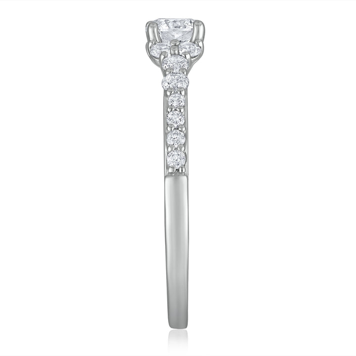 Diamond Engagement Ring in 14K White Gold (3/4 ct. tw.)