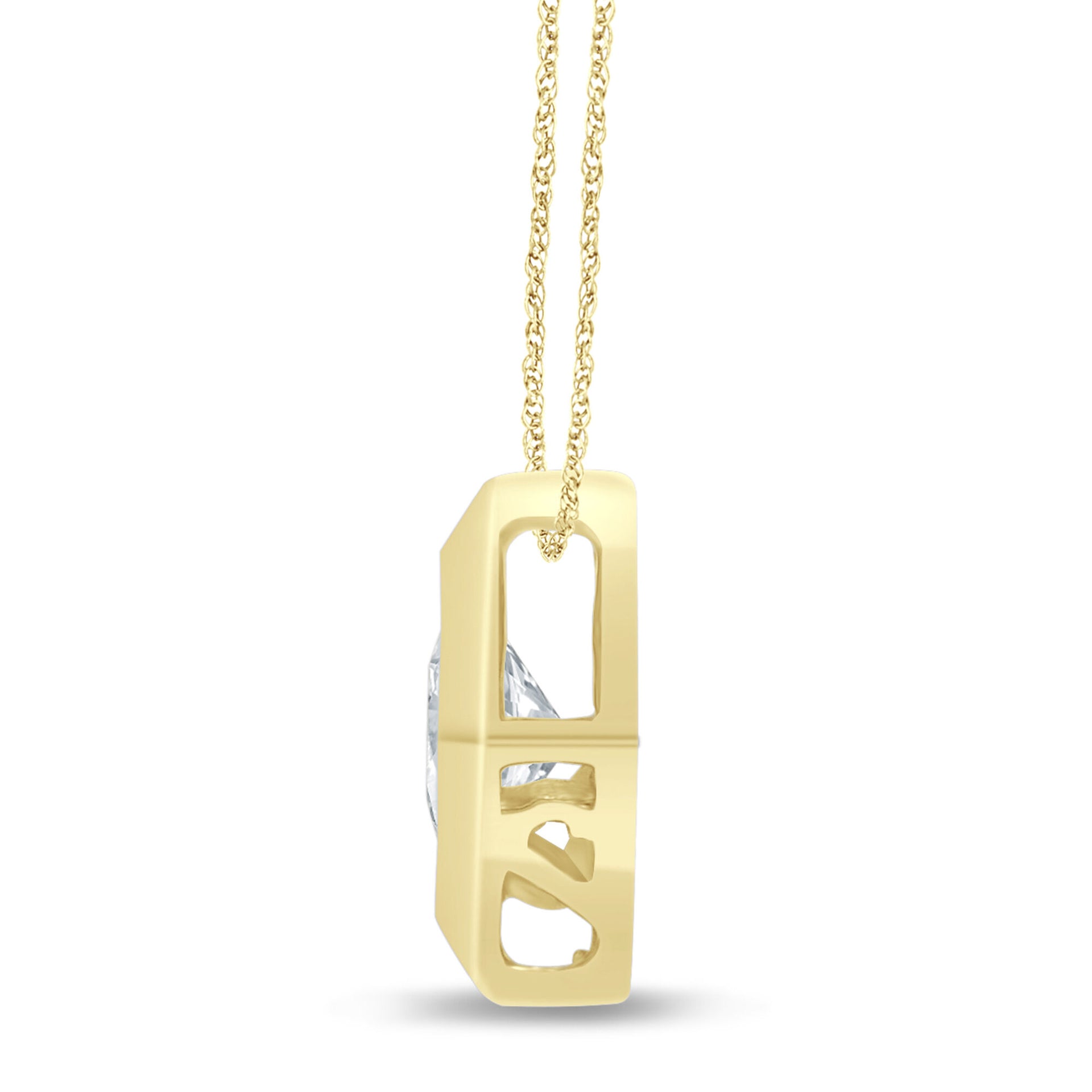 Diamond Starra Pendant in 14K Yellow Gold (1/4 ct. tw.)