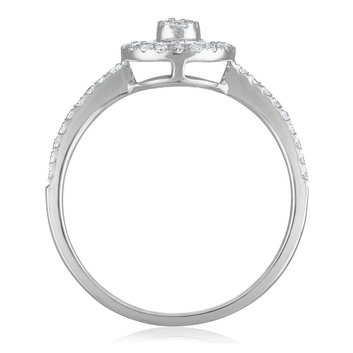 Diamond Engagement Ring in 14K White Gold (3/8 ct. tw.)
