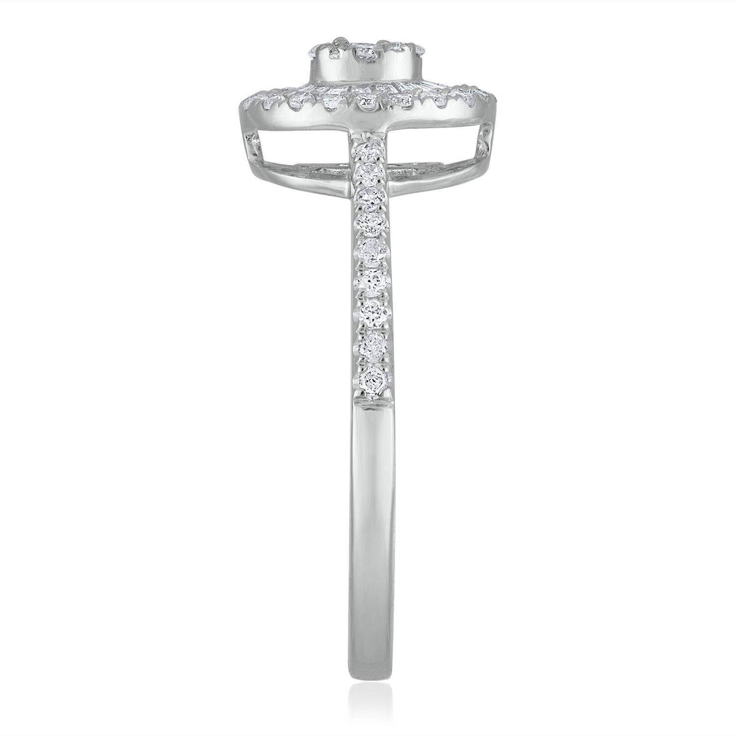 Diamond Engagement Ring in 14K White Gold (3/8 ct. tw.)