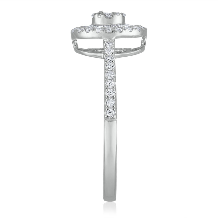 Diamond Engagement Ring in 14K White Gold (3/8 ct. tw.)