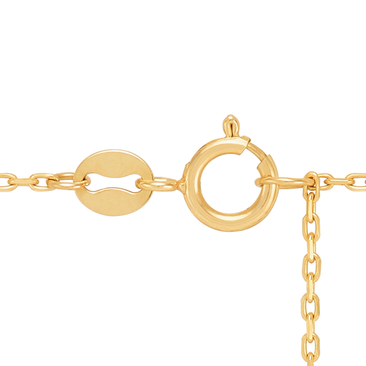 Interlocked Heart Necklace in 14K Yellow Gold