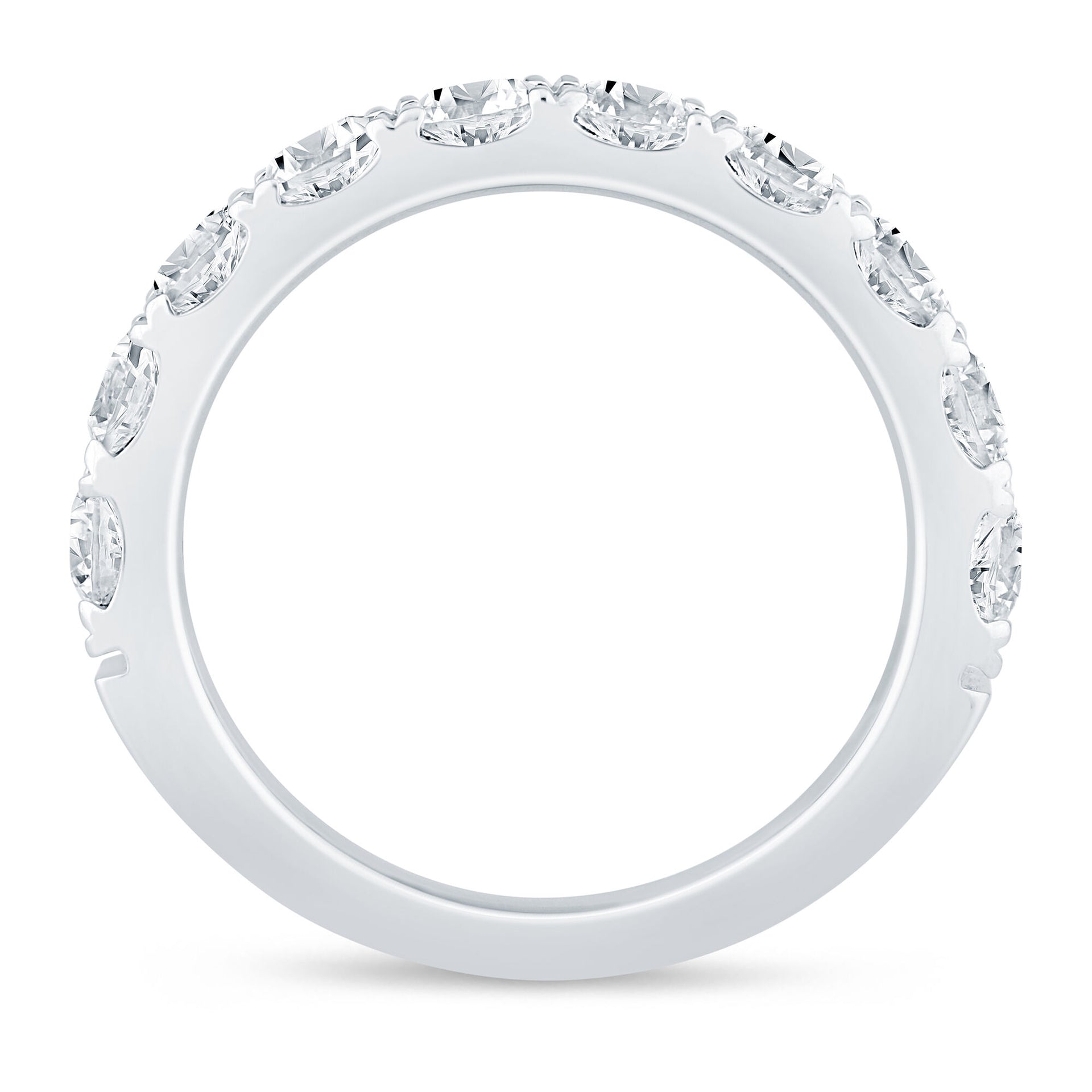 Diamond Anniversary Band in 14K White Gold (2 ct. tw.)