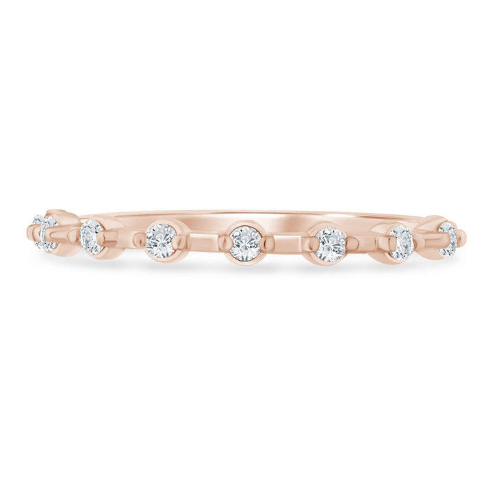 Diamond Anniversary Band in 10K Rose Gold (1/7 ct. tw.)