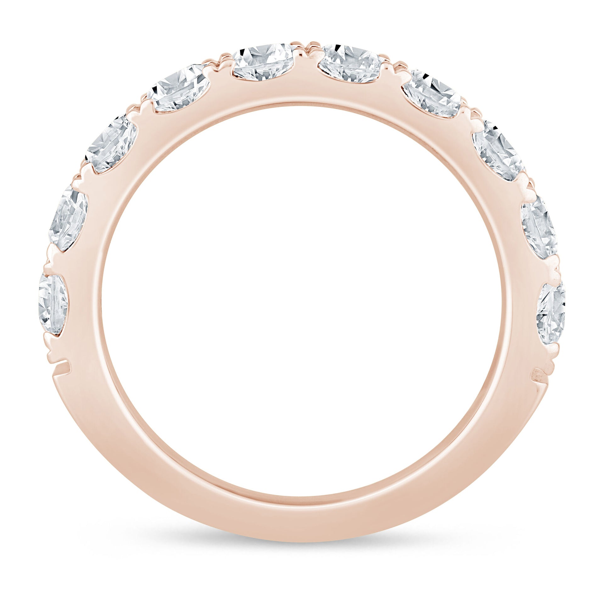 Diamond Anniversary Band in 14K Rose Gold (2 ct. tw.)