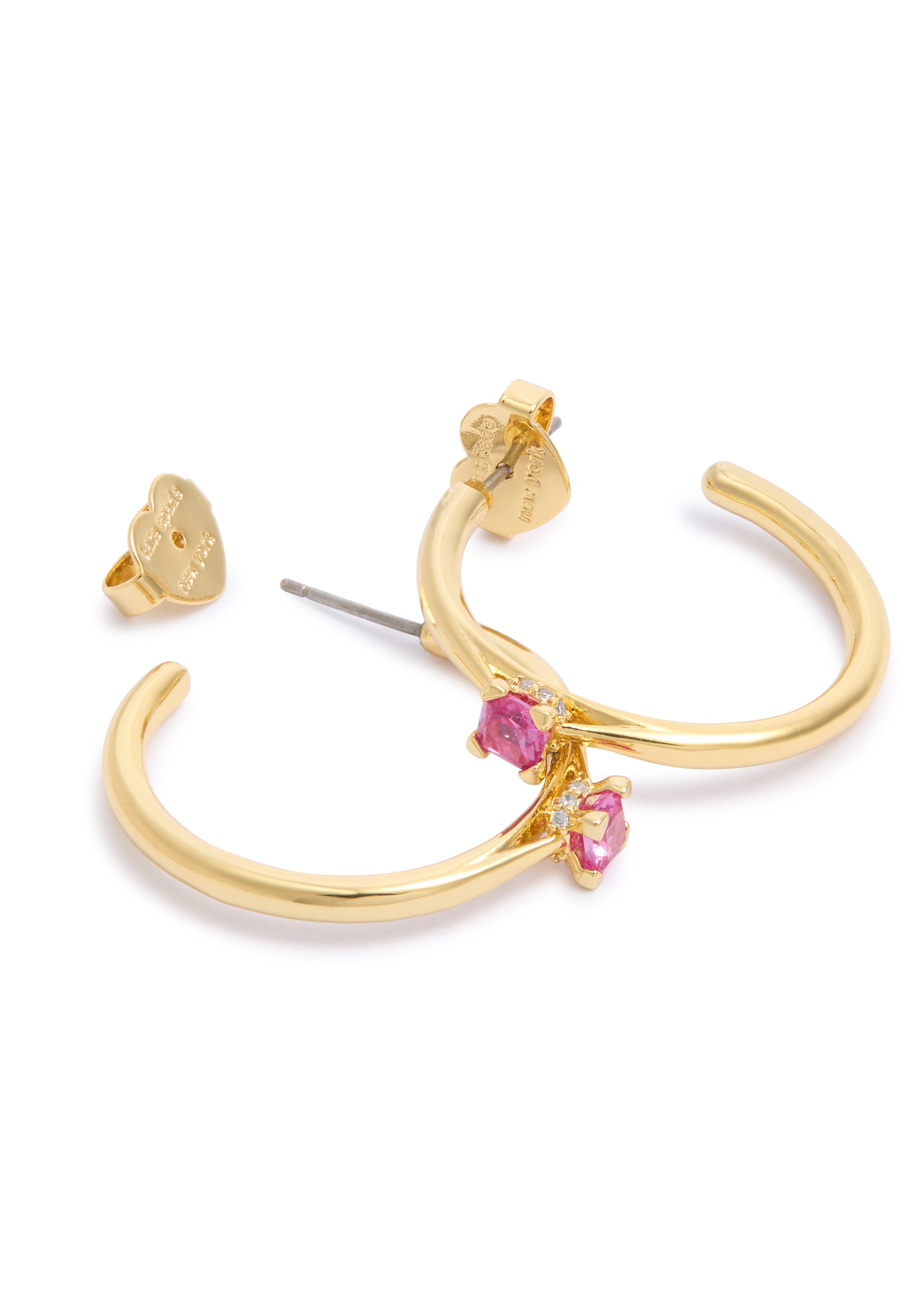 Little Luxuries crystal-embellished hoop earrings