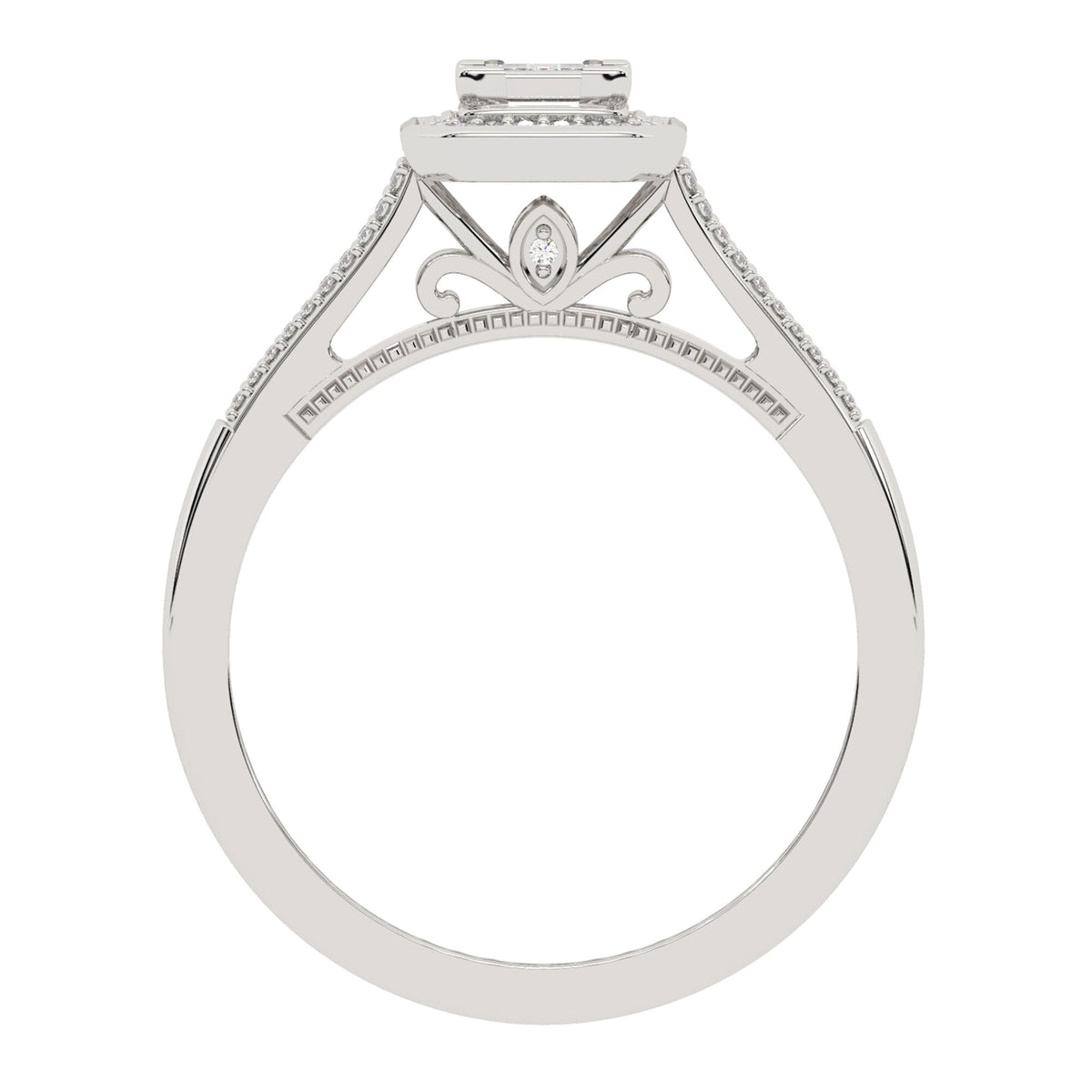 Princess-Cut Diamond Promise Ring in 10K White Gold (1/4 ct. tw.)