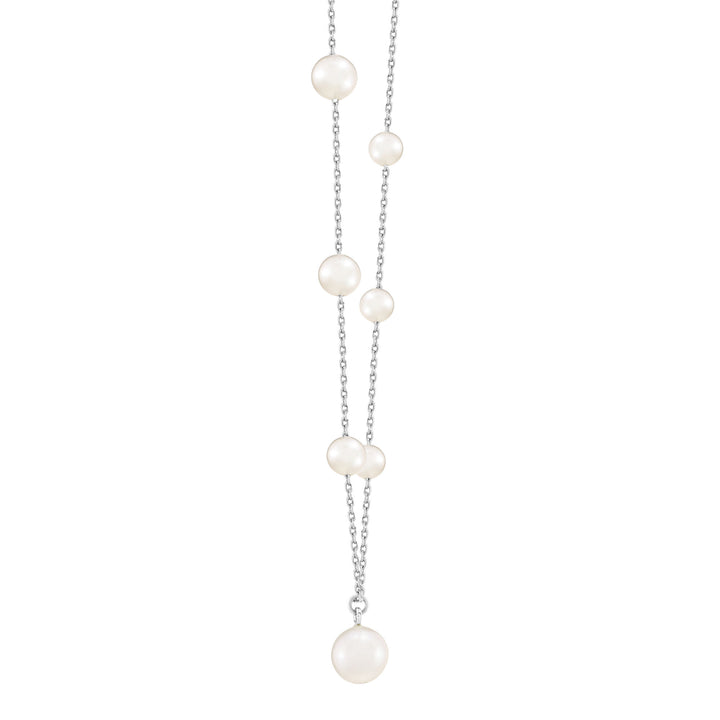 Freshwater Pearl Necklace in Sterling SIlver