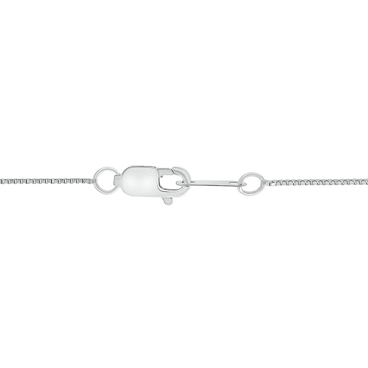 Black and White Diamond Drop Pendant in Sterling Silver