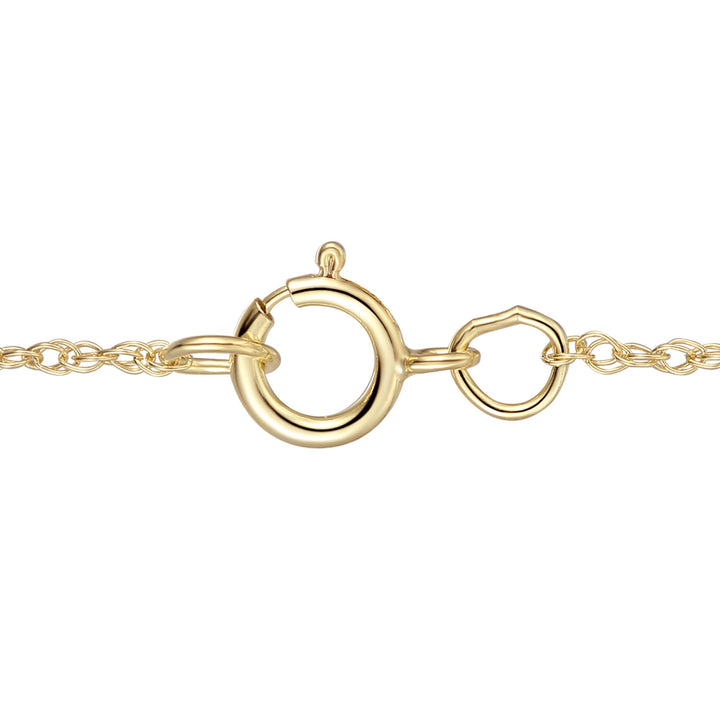 Citrine and Diamond Pendant in 10K Yellow Gold (1/5 ct. tw.)