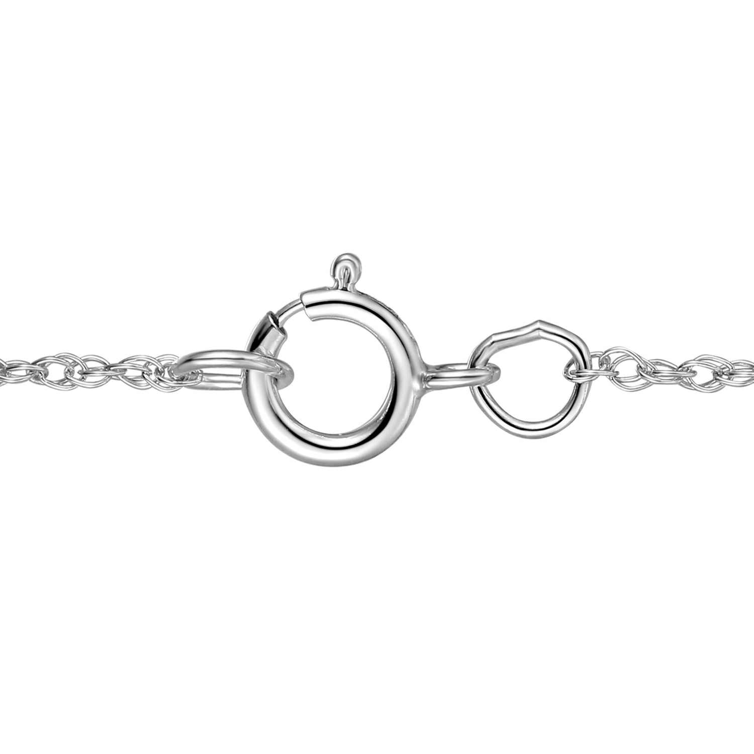 Amethyst Cross Pendant in Sterling Silver