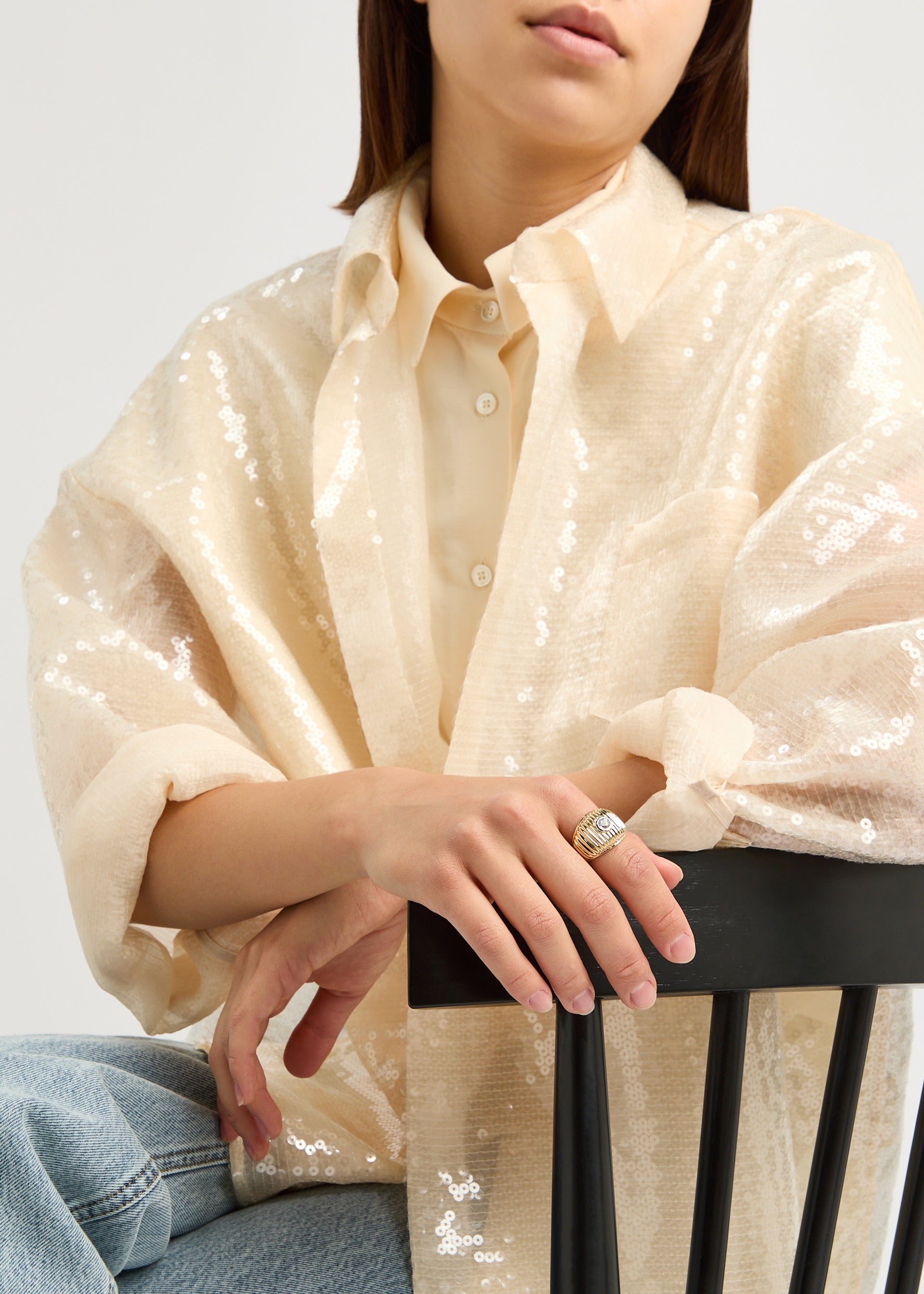 Bague Maxi 9kt gold ring