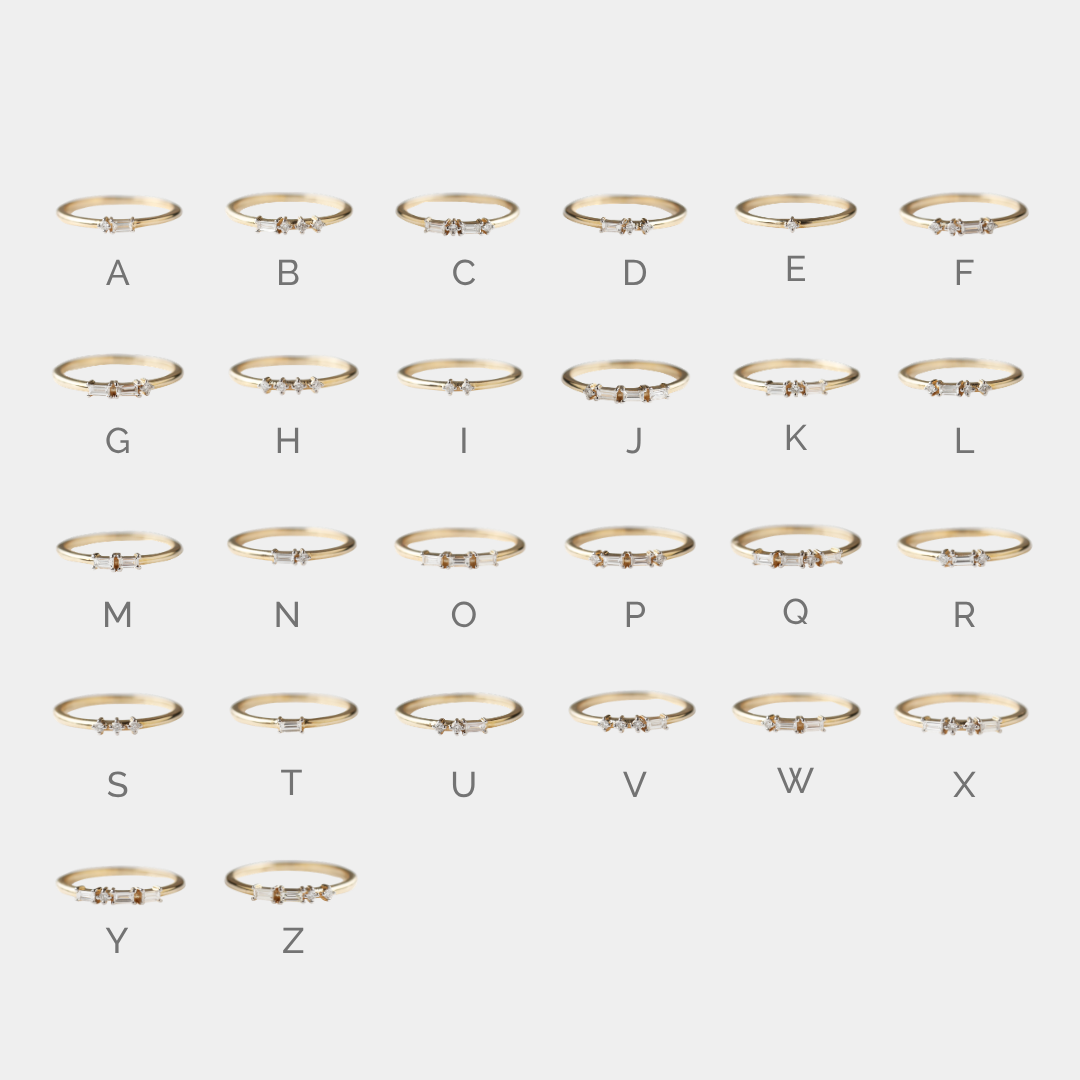 Made Morse Code Diamond Ring