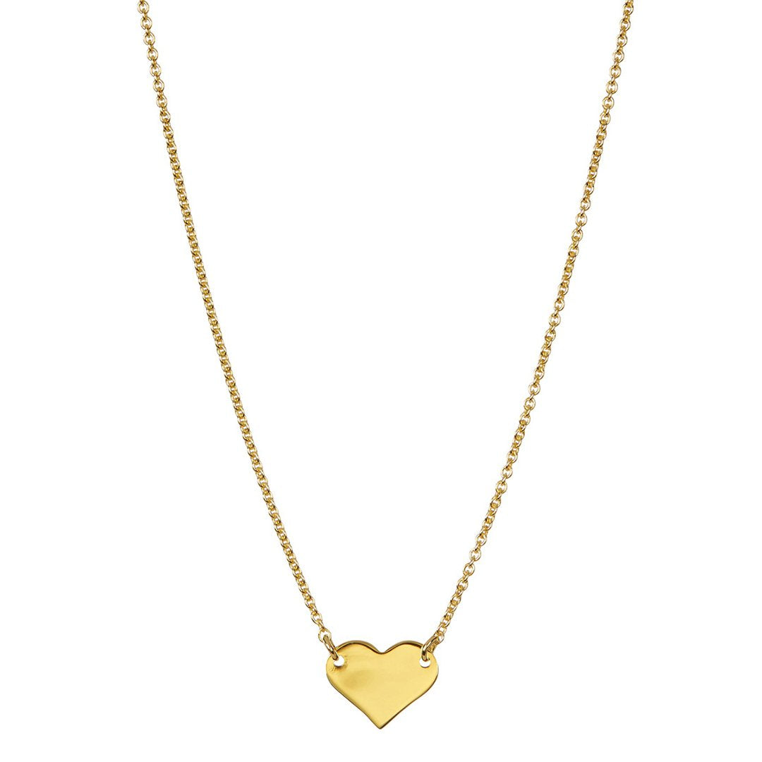 Adornia Heart Pendant Necklace gold