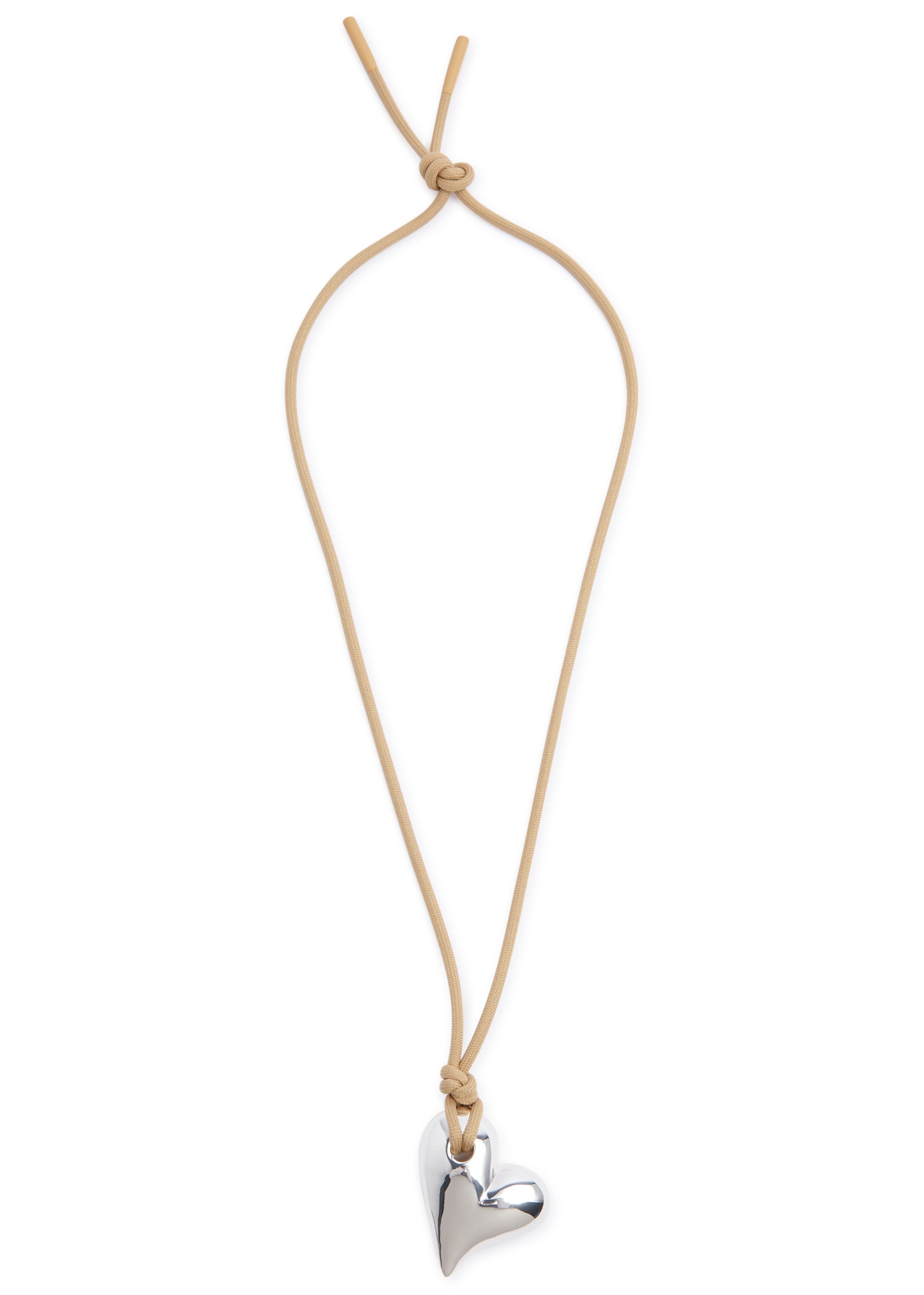 Art Heart On A String cord necklace