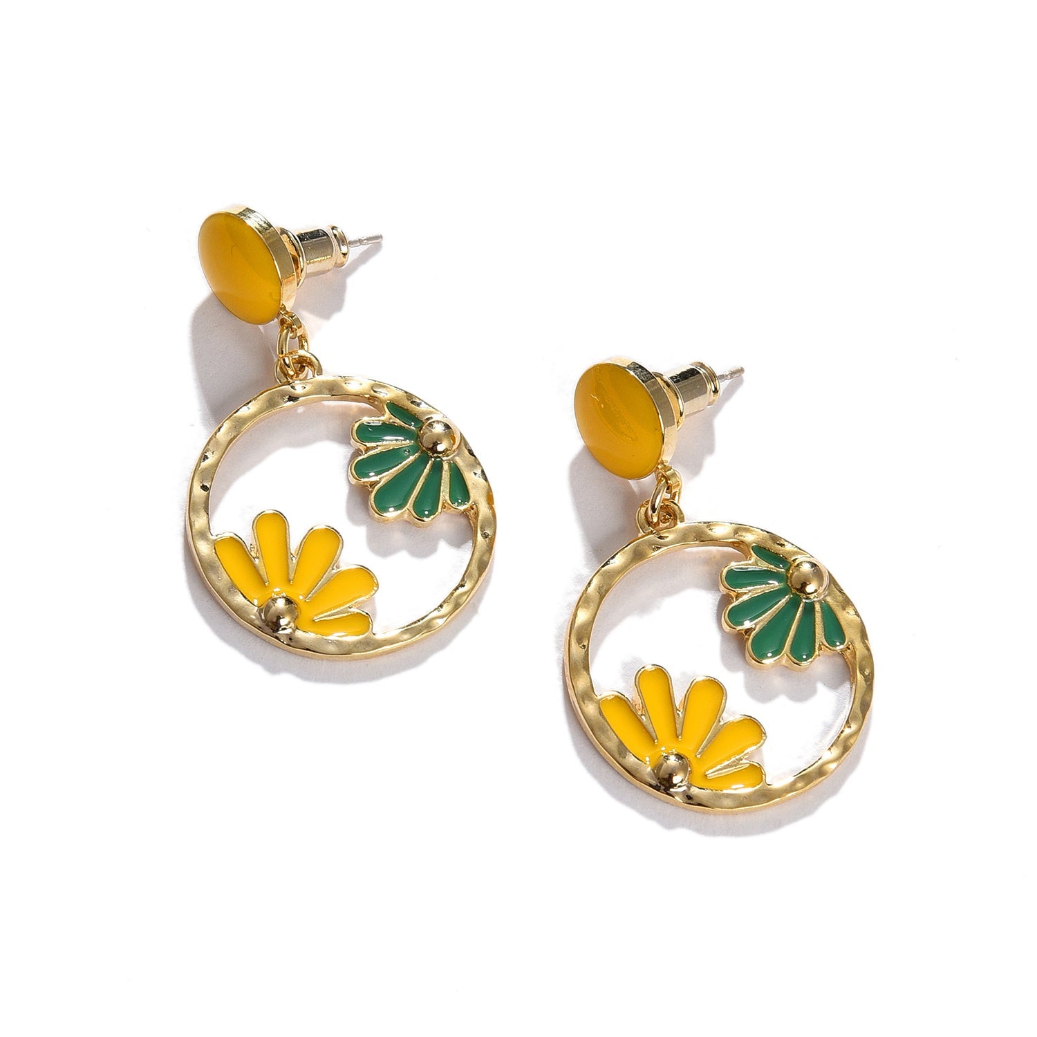 Multicoloured Contemporary Studs Earrings