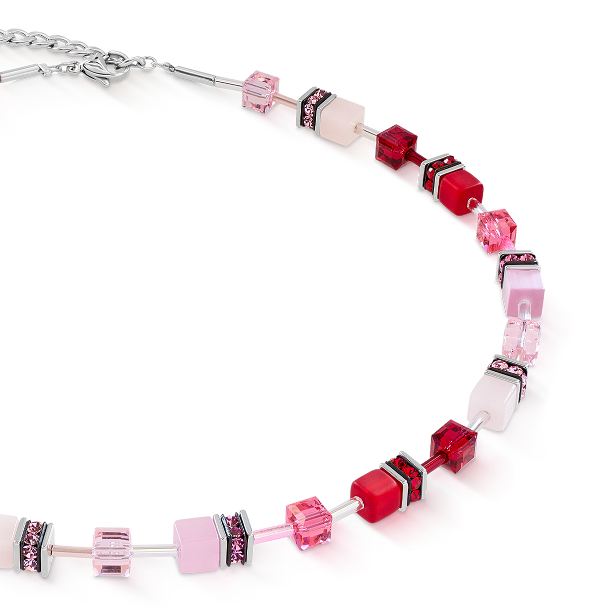 GeoCUBE® Iconic necklace rosé blush
