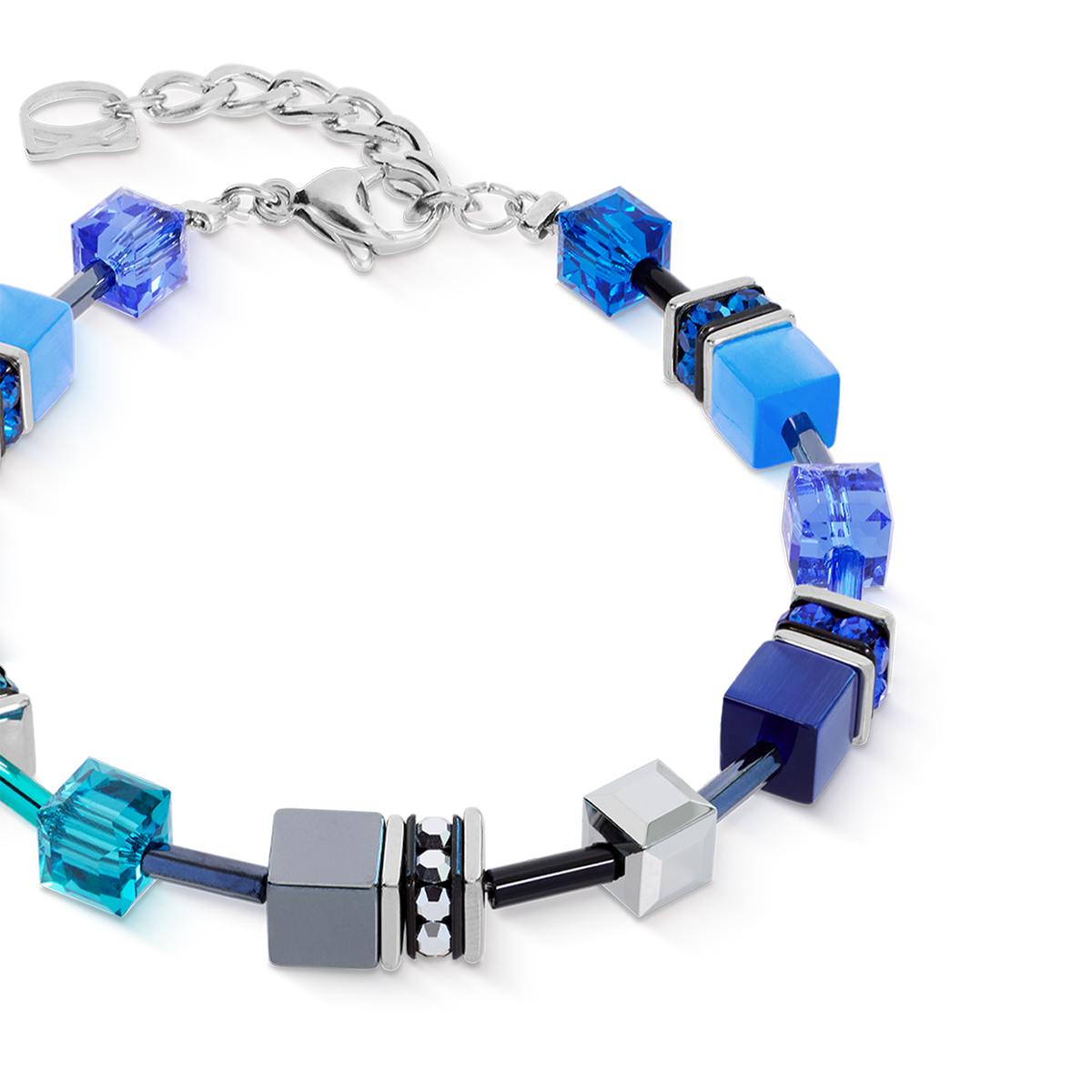 GeoCUBE® Iconic Bracelet Azure Spirit Silver