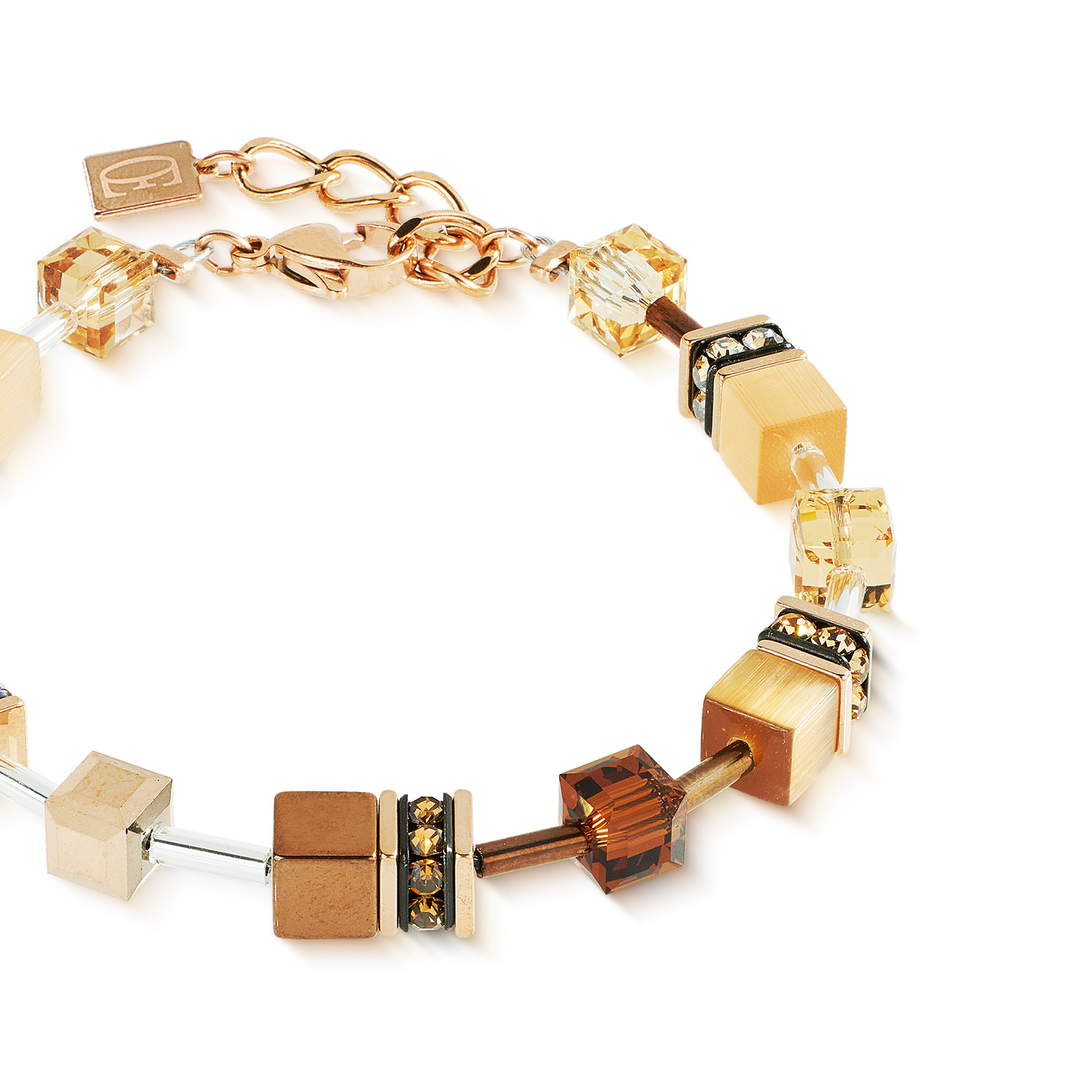 GeoCUBE® Iconic Bracelet Mocha Mousse