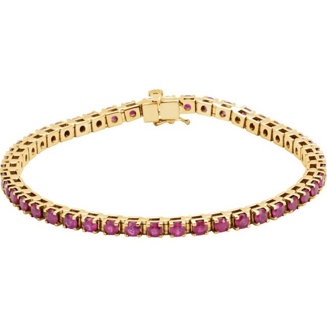 Lab-grown Diamond Bracelet in 14K White Gold