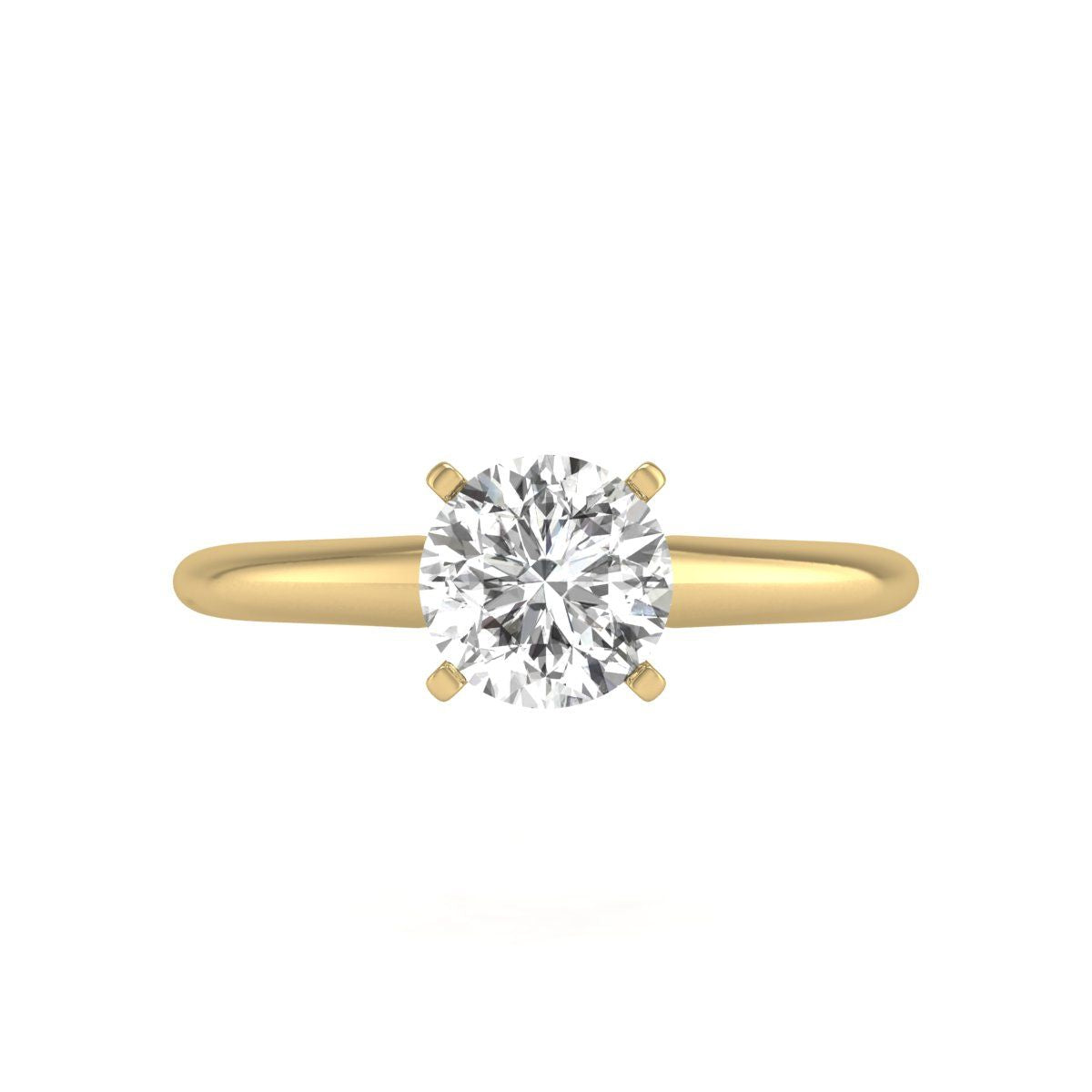 Diana M Lab 14KT YG 1ct TW LGD 4 Prong SOLITAIRE RING