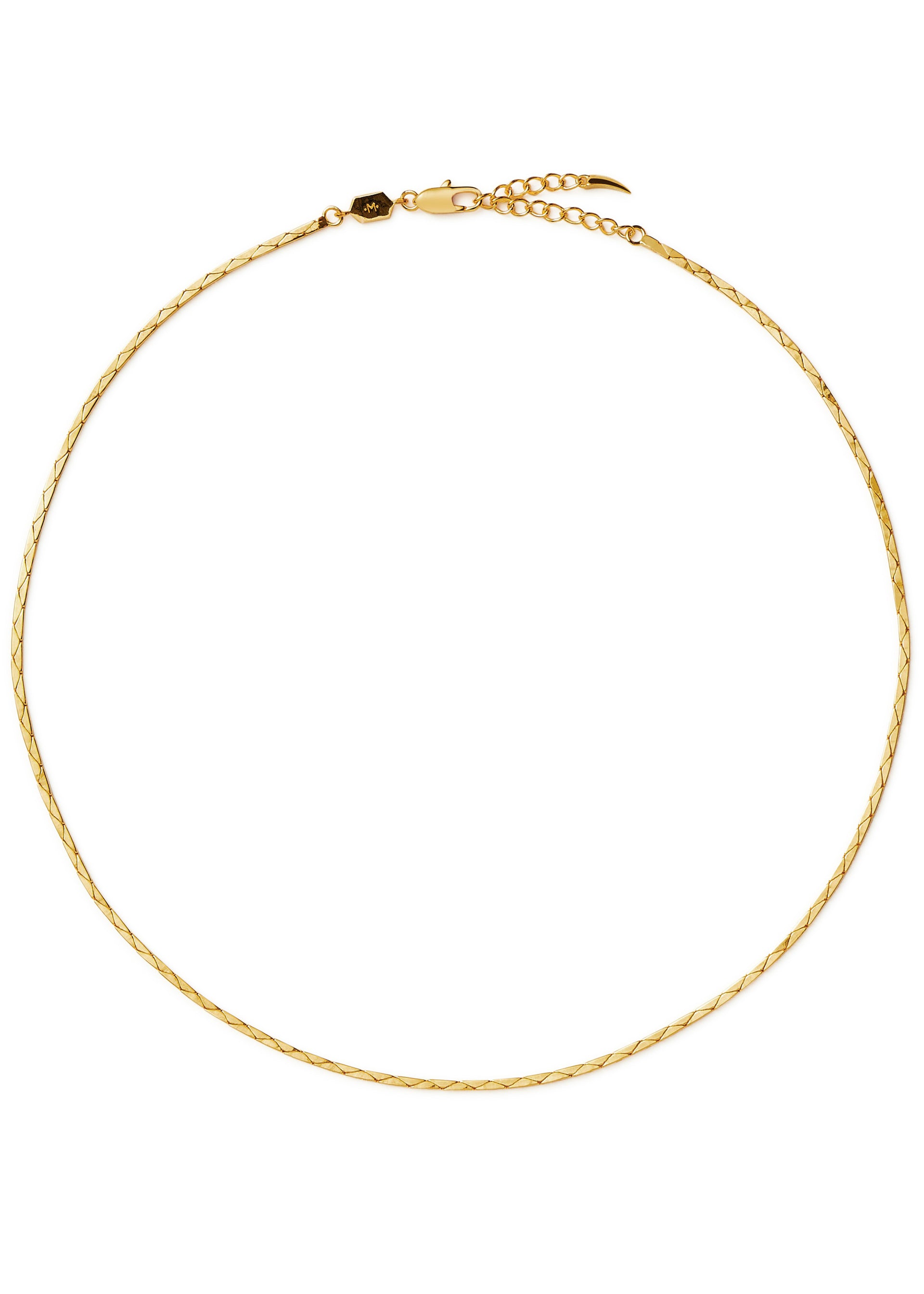 X Lucy Williams Cobra 18kt gold-plated choker