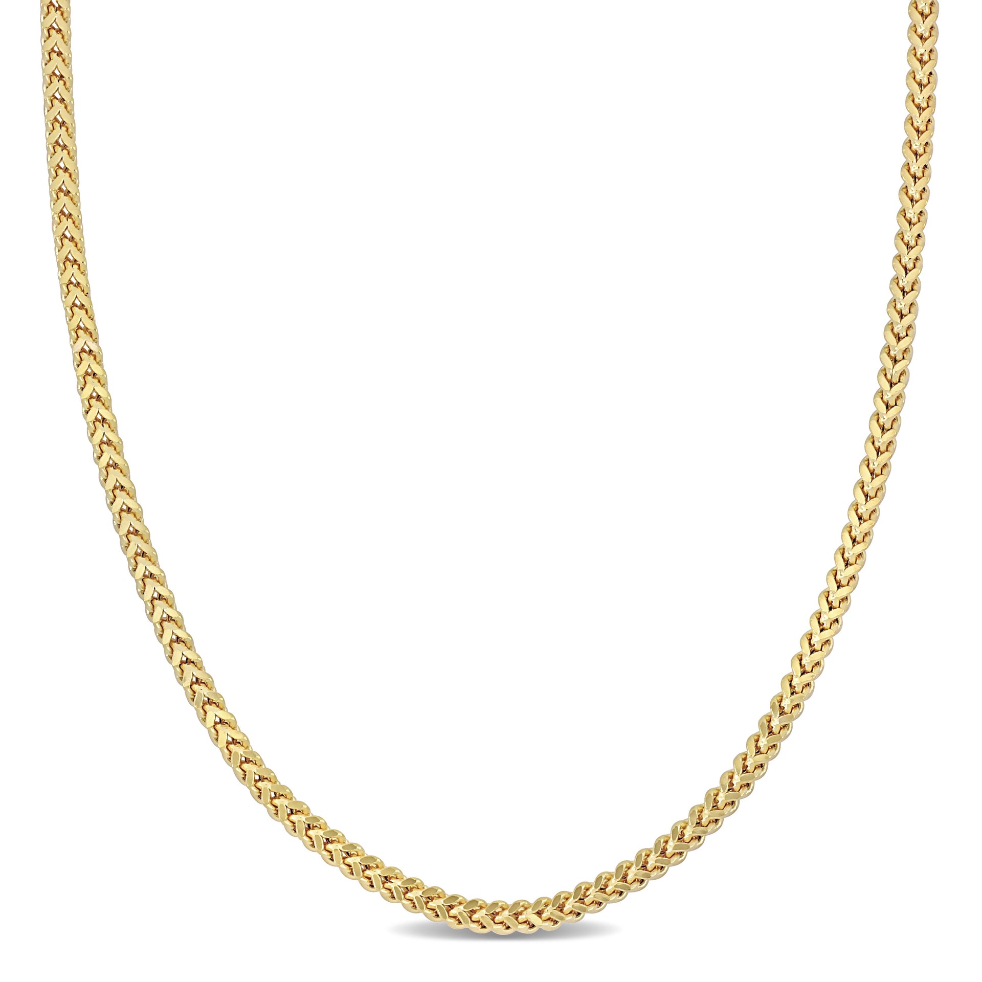 2.3mm Franco Link Necklace in 10k Yellow Gold, 24 in