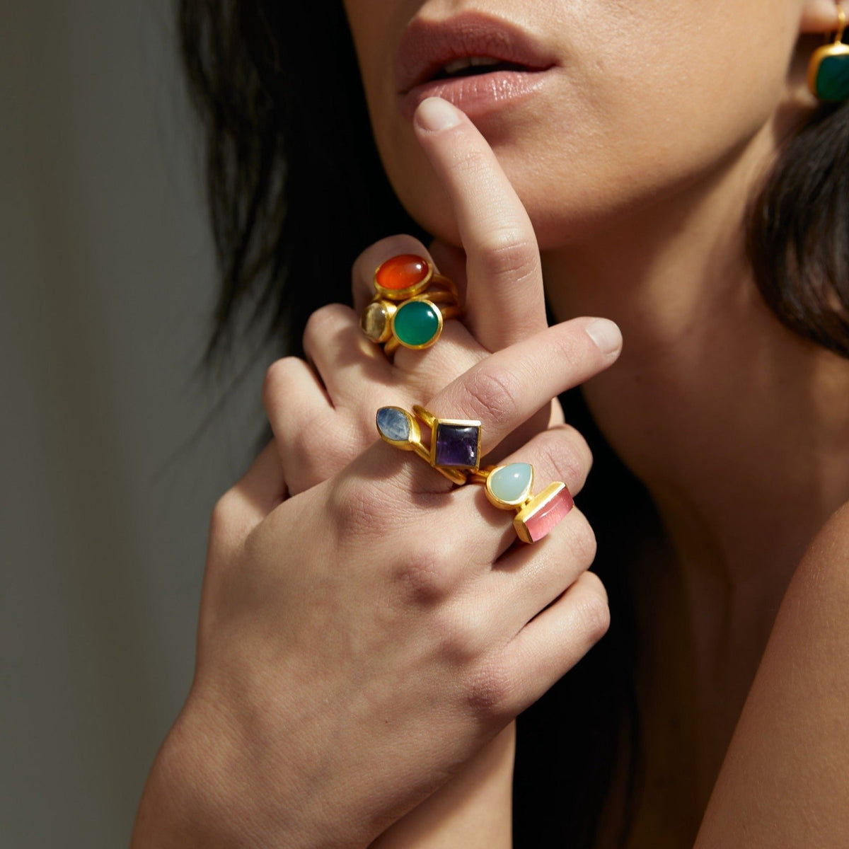 JAIPUR AMETHYST STACKING RING