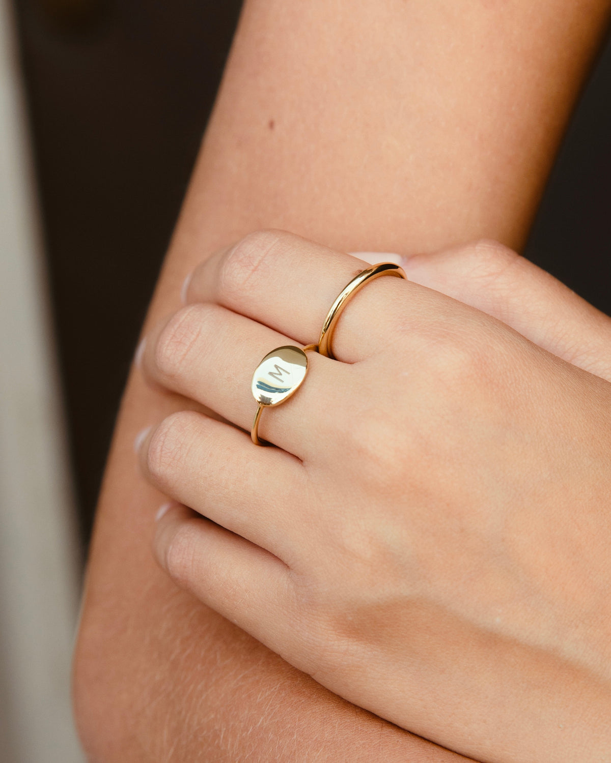 Initial Oval Ring