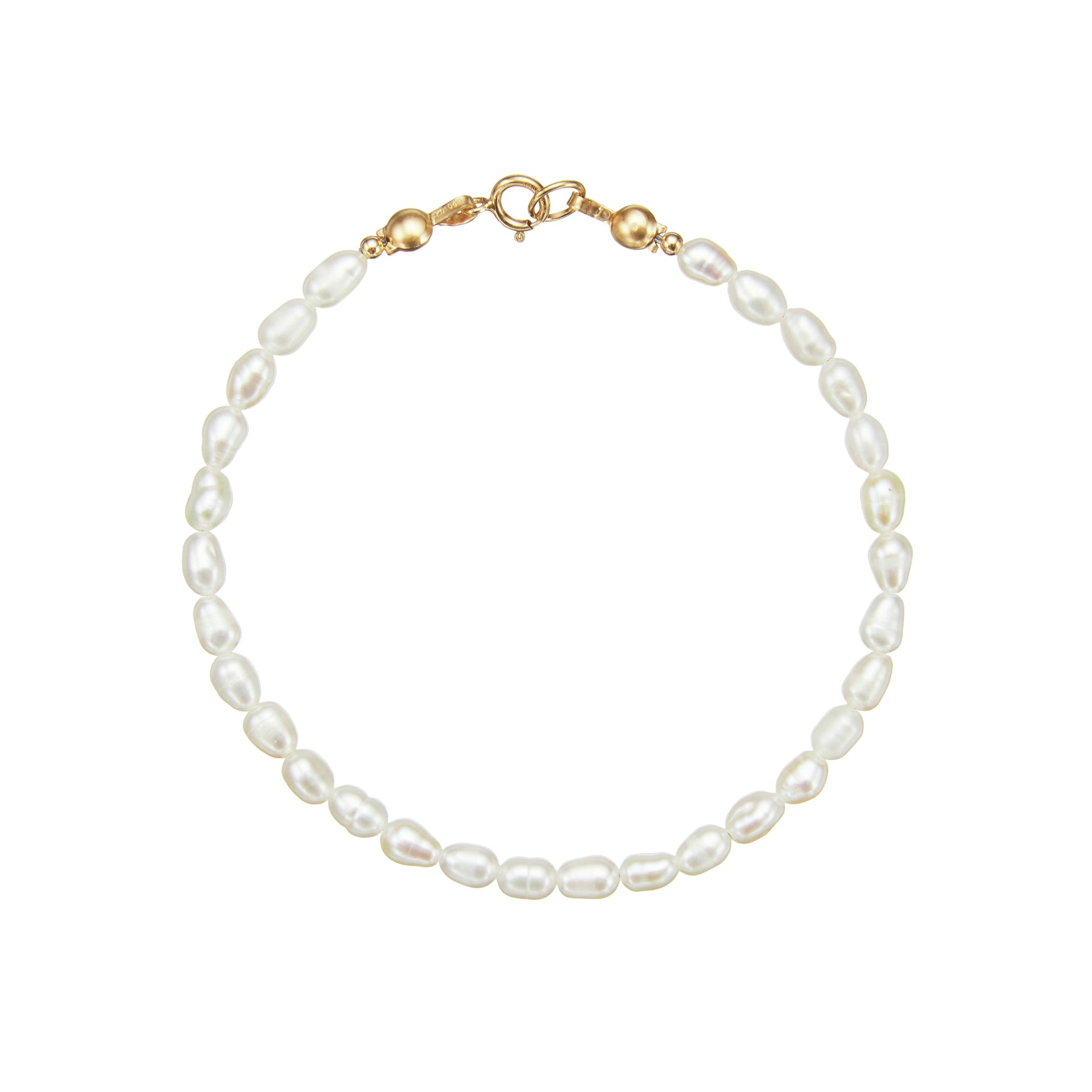 Gold Seed Pearl Bracelet