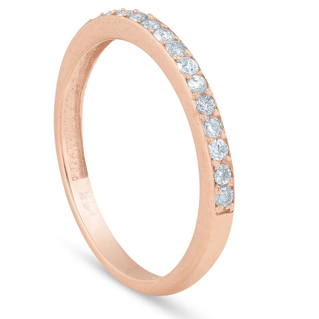 1/4ct Diamond Ring in 14k White, Yellow, or Rose Gold