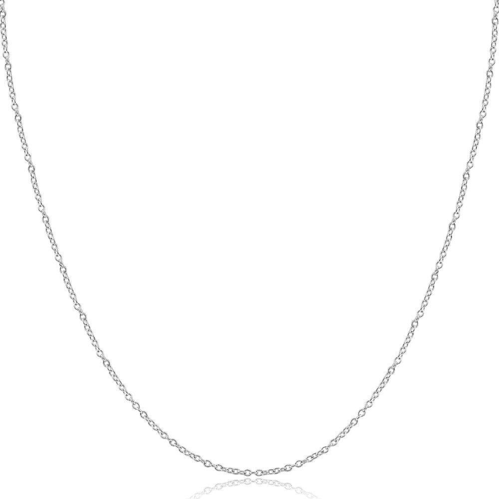 14k Gold 18' Round Wheat Cable Chain