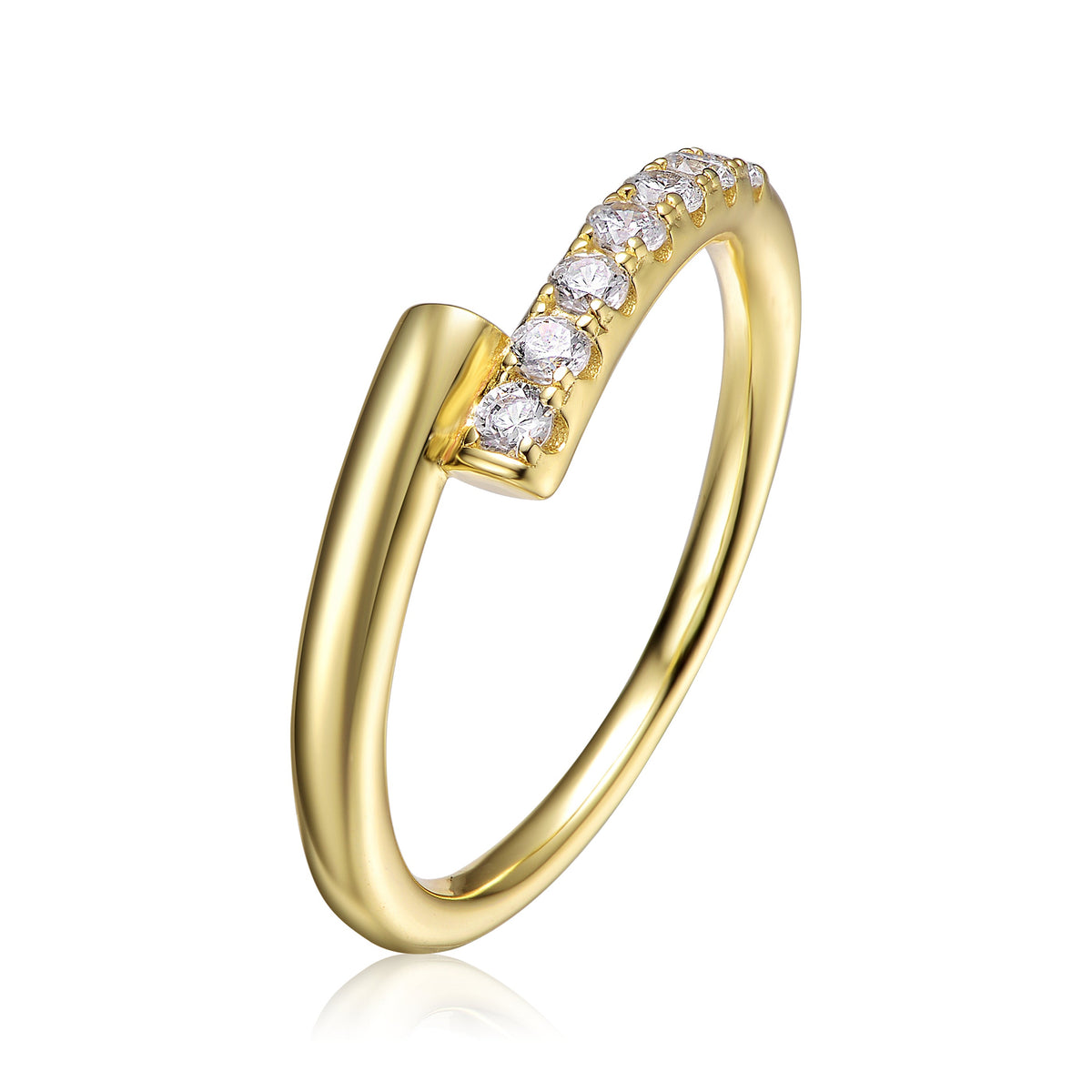 Monique Bypass Stacking Ring