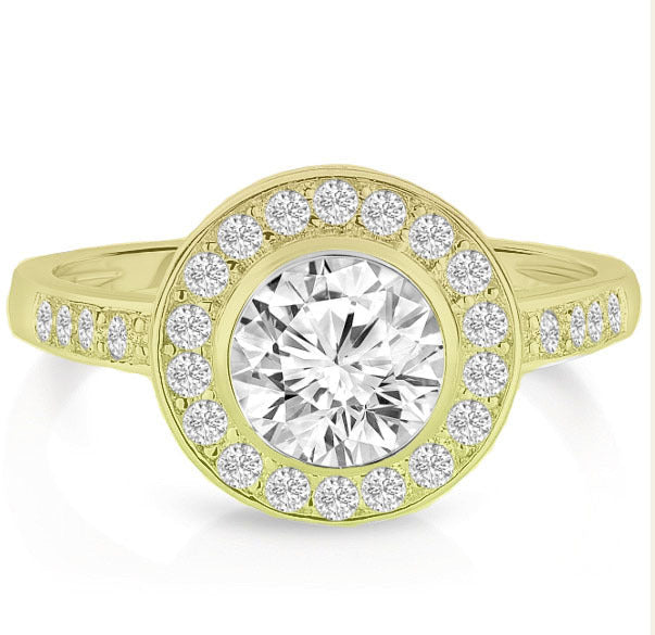 Marie Chunky Solitaire Engagement Ring