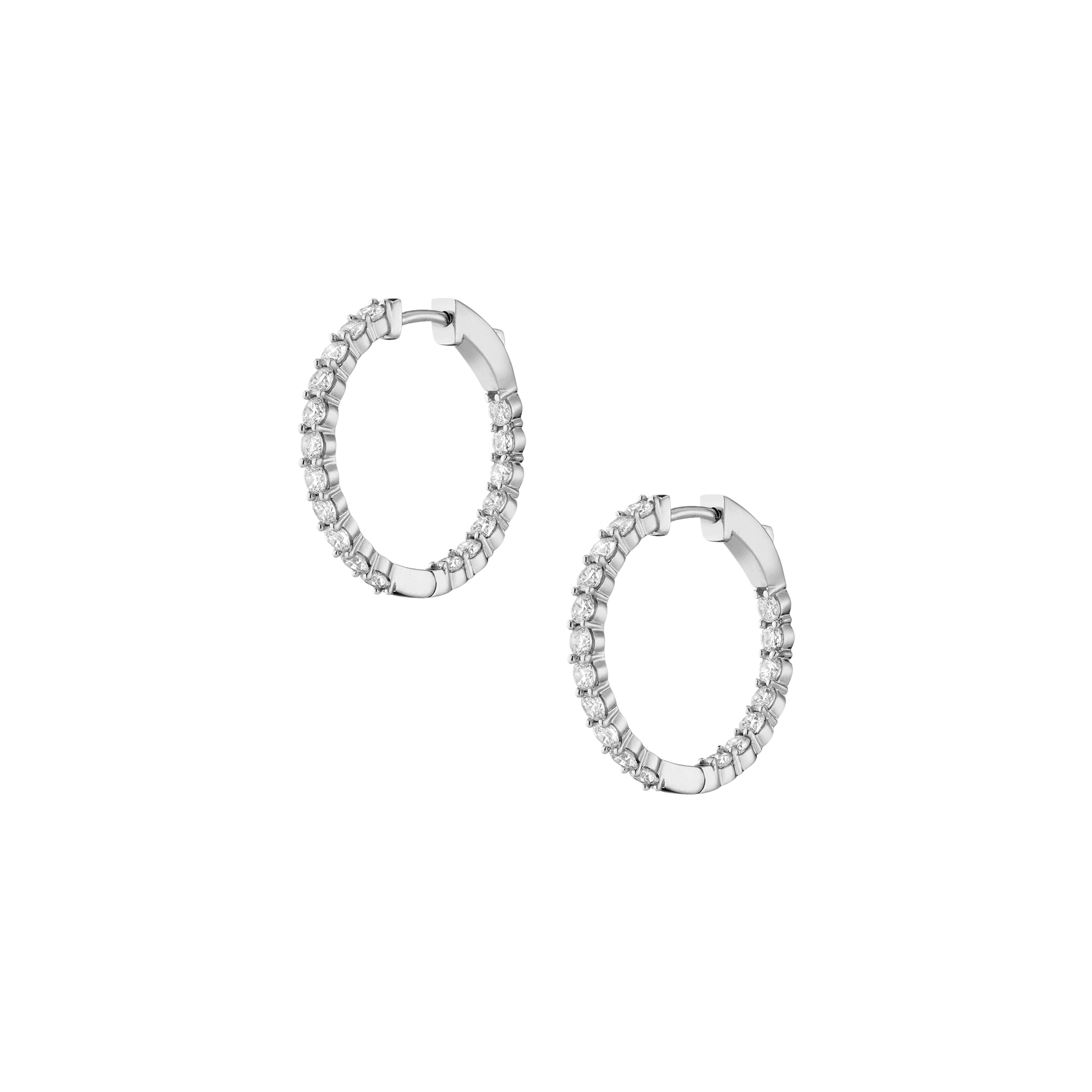 2ct Luxury Lab Grown Diamond Hoops