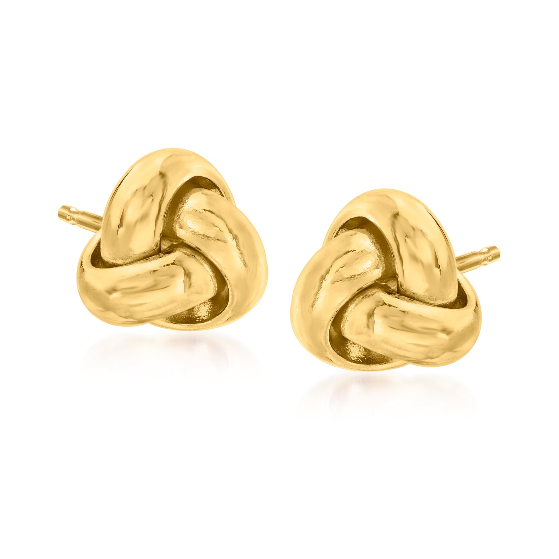 Italian 10kt Yellow Gold Love Knot Earrings