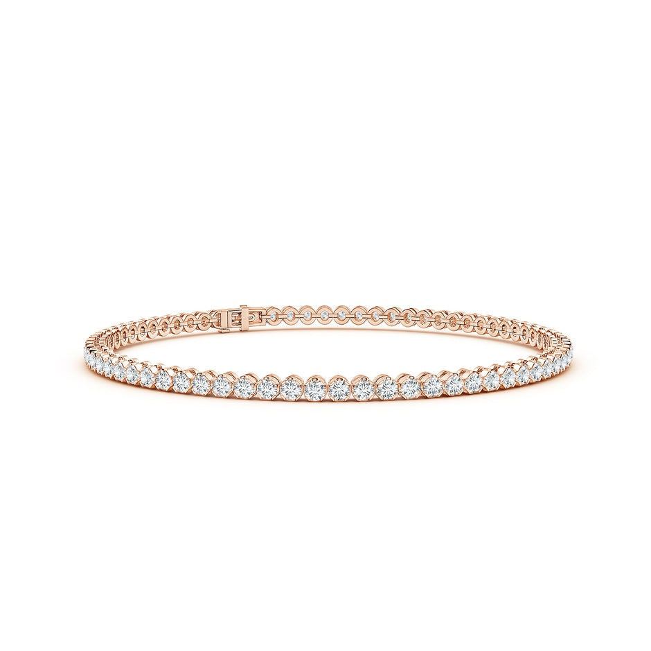 Lab-Grown Classic Round Diamond Tennis Bracelet