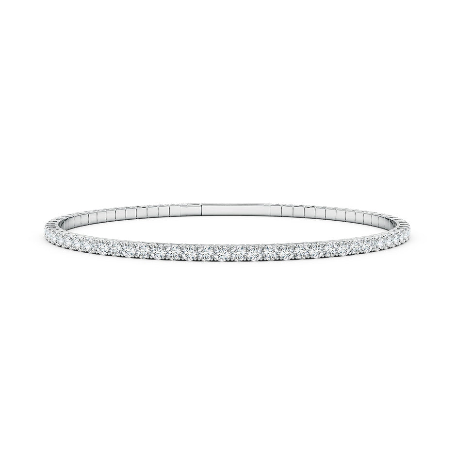 Classic Round Lab-Grown Diamond Flex Bangle