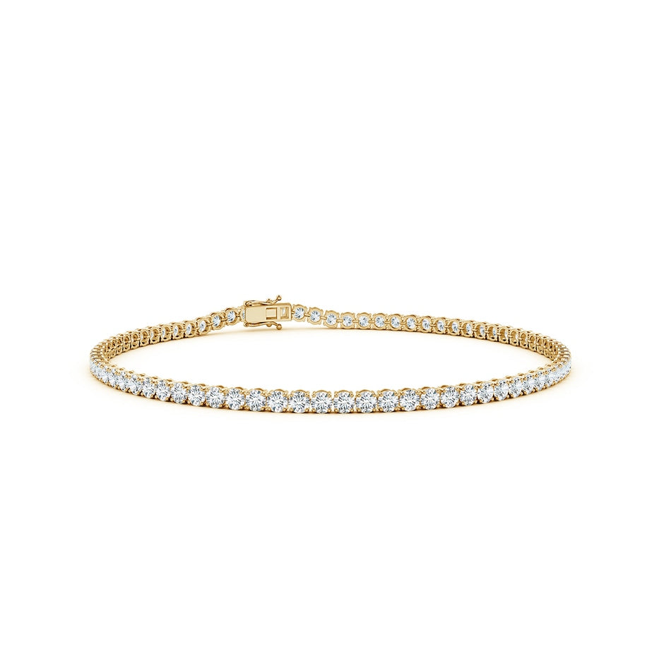 Round Lab-Grown Diamond Classic Tennis Bracelet