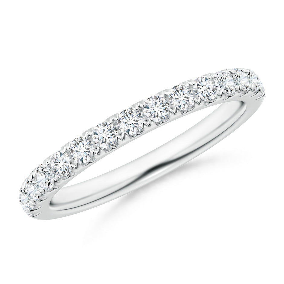 Half Eternity Round Diamond Wedding Ring for Her