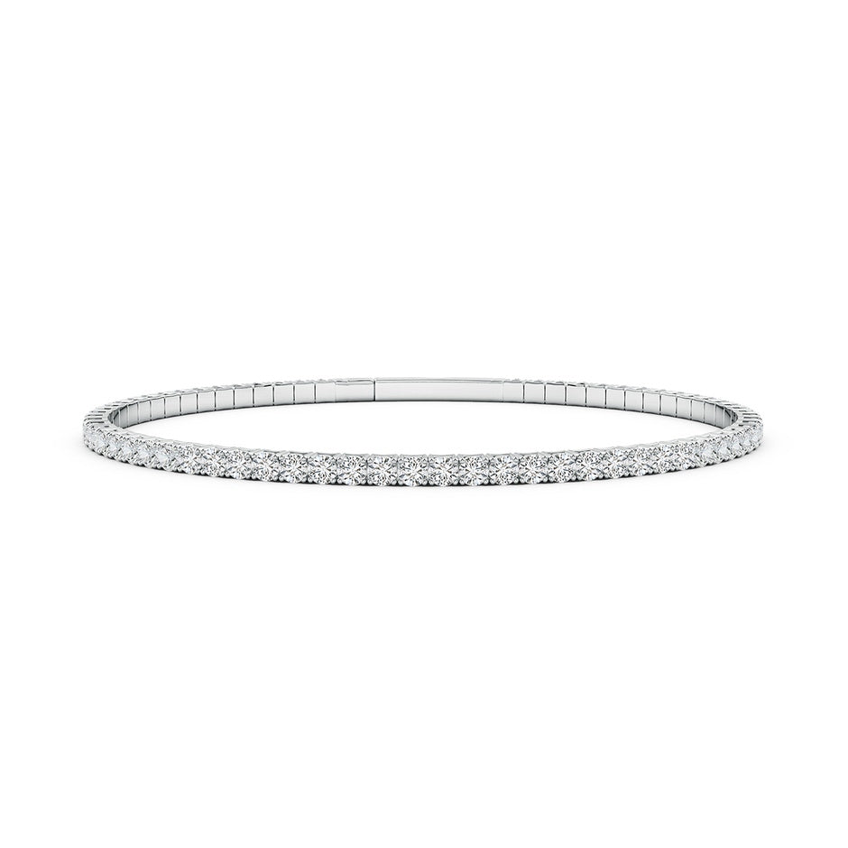 Classic Round Diamond Flex Bangle