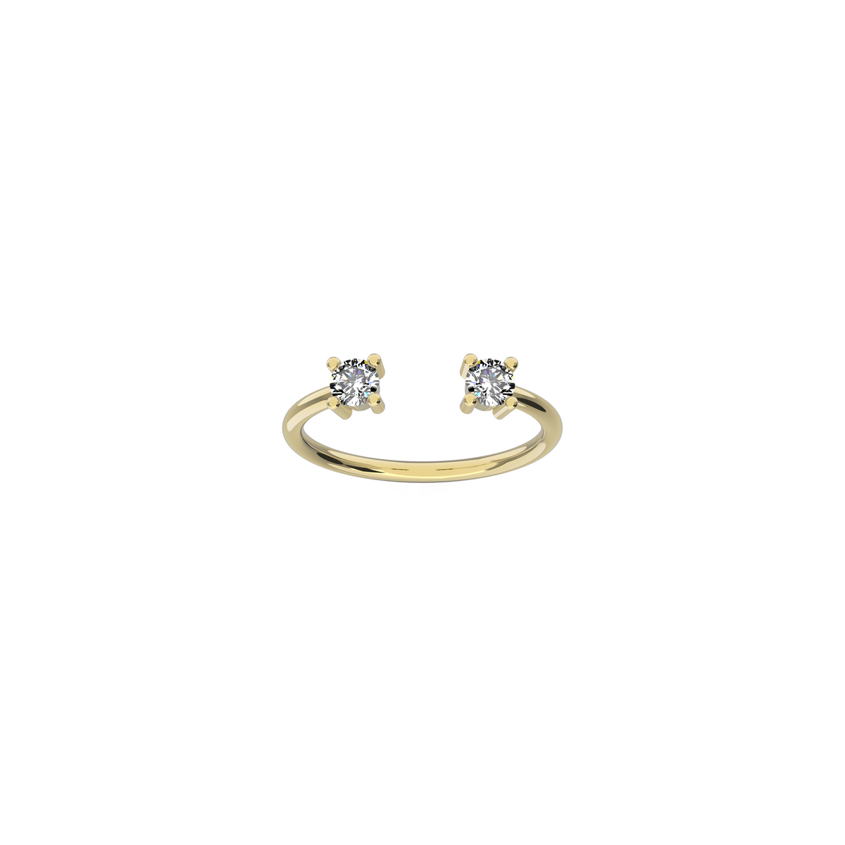 DOUBLE BRILLIANT DIAMOND RING