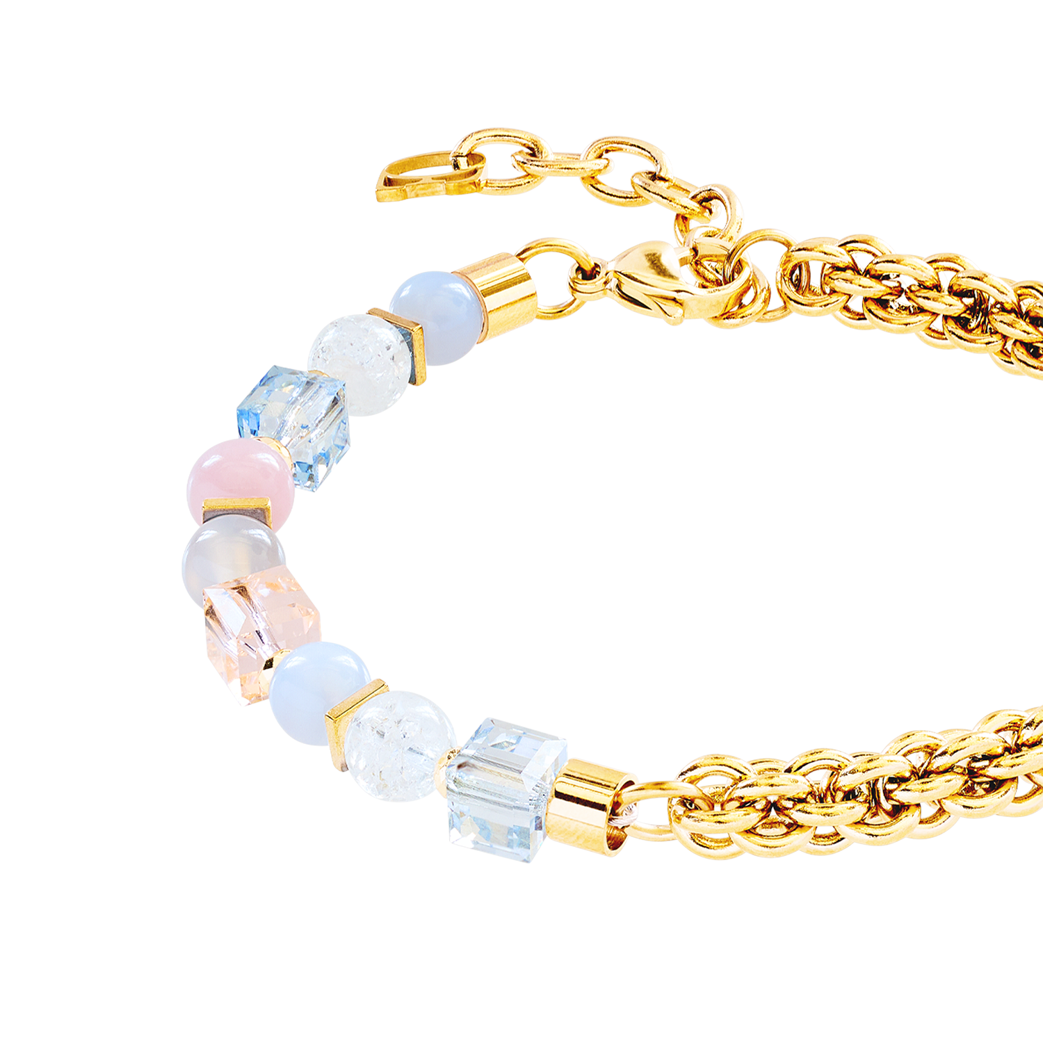 Bracelet Cube Nexus gold-pastel