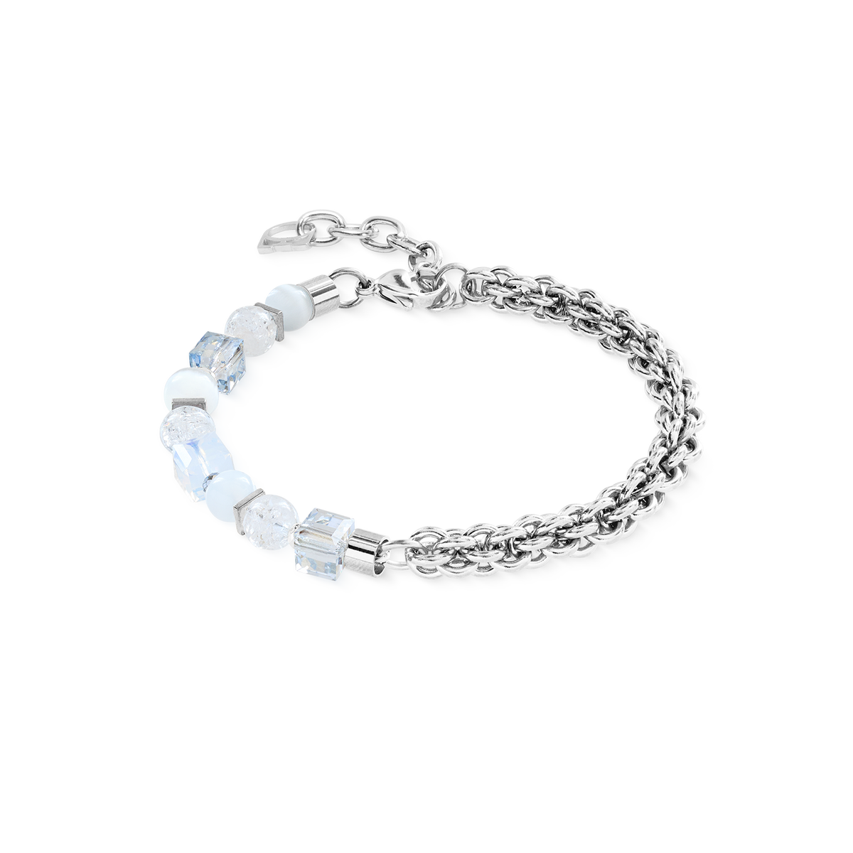 Bracelet Cube Nexus silver-white
