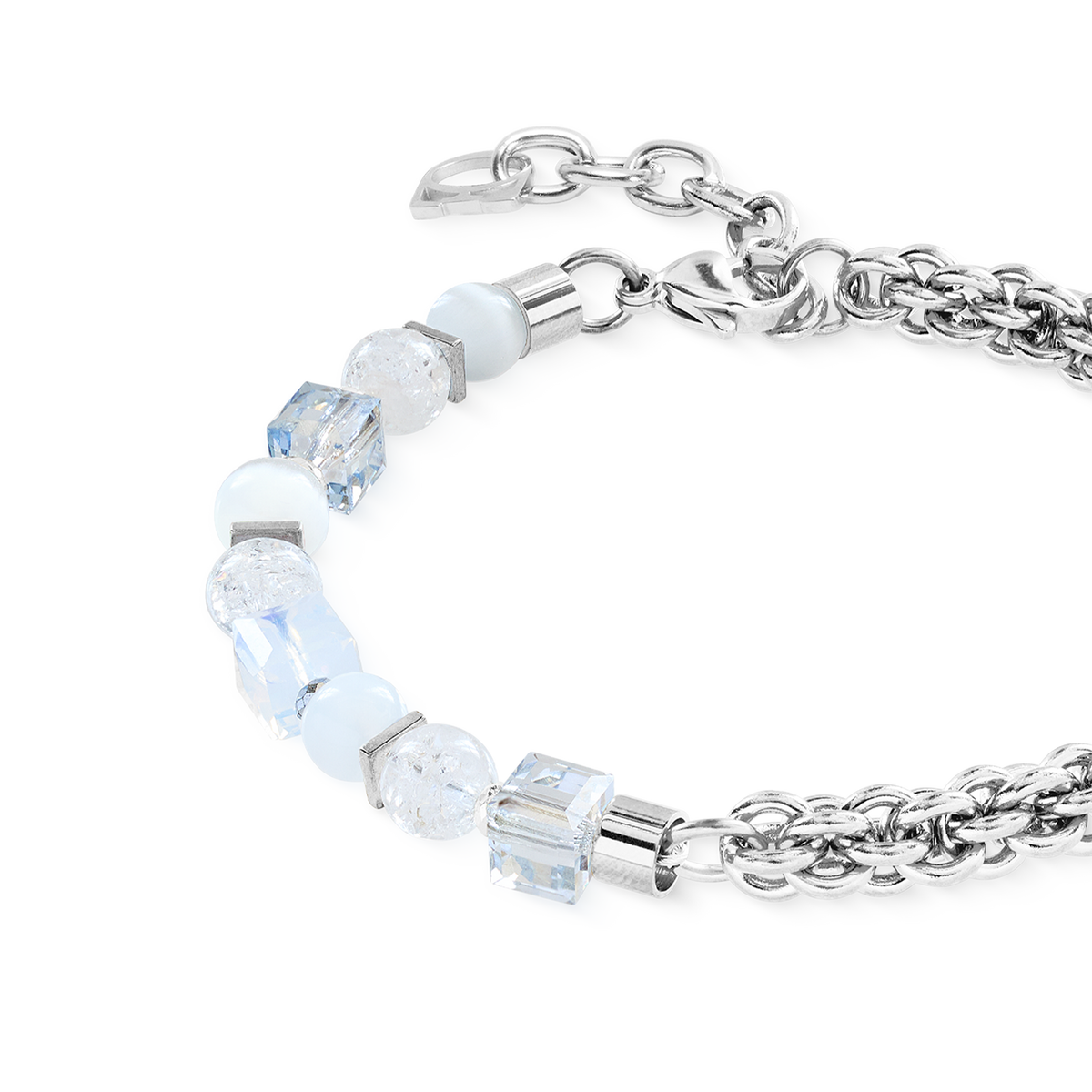 Bracelet Cube Nexus silver-white