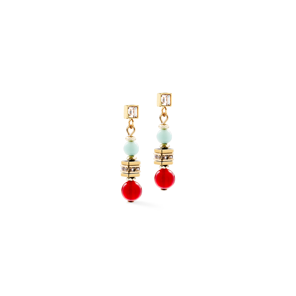 Earrings Shape Mix Nexus gold-multicolour